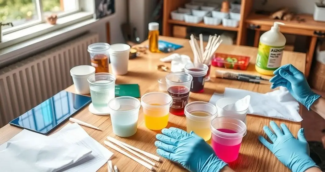 Como preparar resina em mesa de madeira