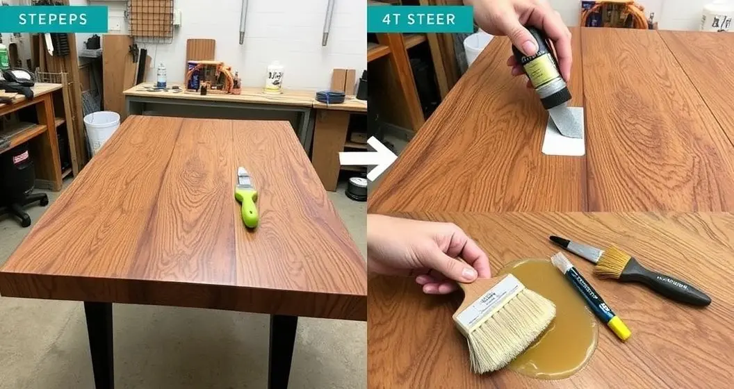 Como reformar uma mesa de resina