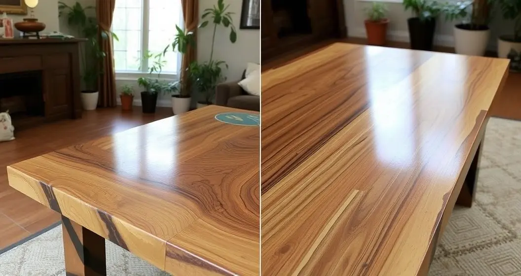 Como resinar mesa rustica de madeira Como resinar mesa rustica de madeira