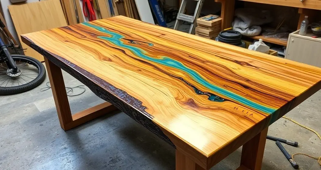 Como resinar uma mesa de madeira Como resinar uma mesa de madeira