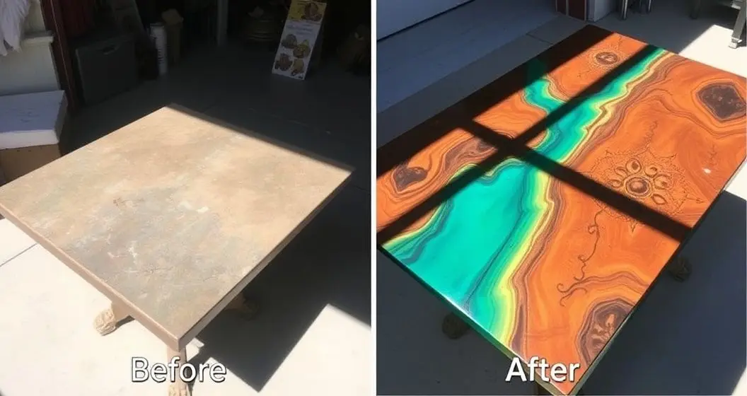 Como restaurar uma mesa de resina