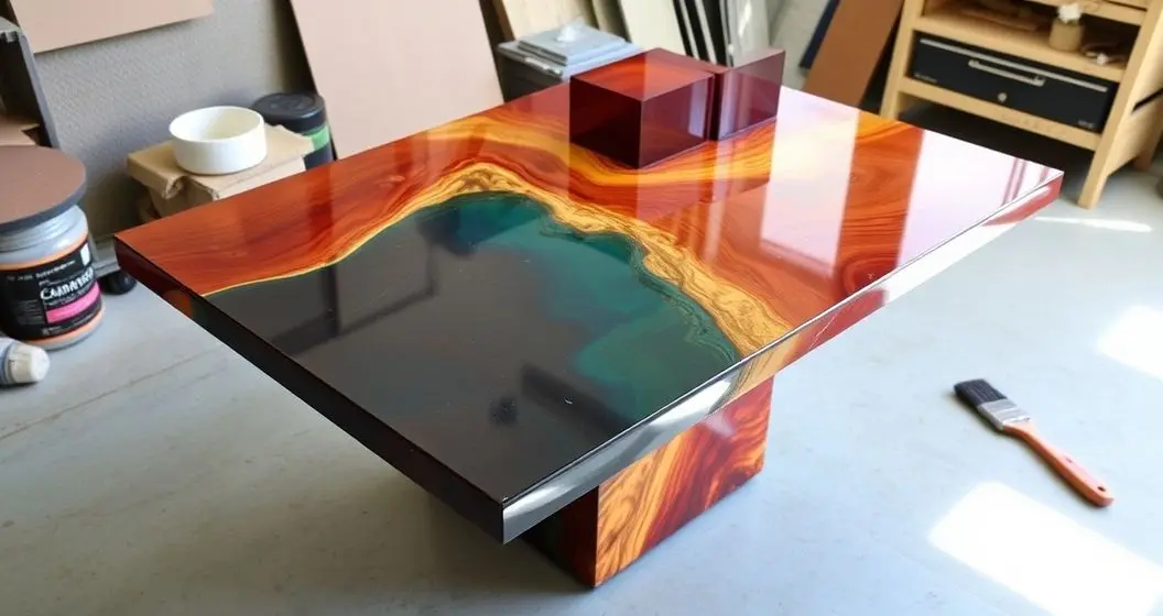 Como restaurar uma mesa de resina