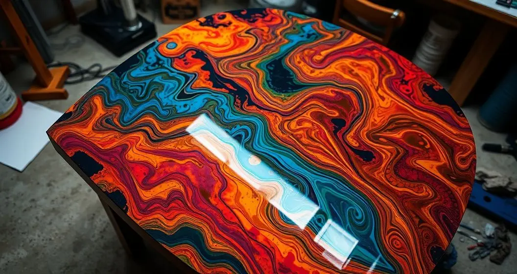 Como revestir um tampo de mesa com resina Como revestir um tampo de mesa com resina