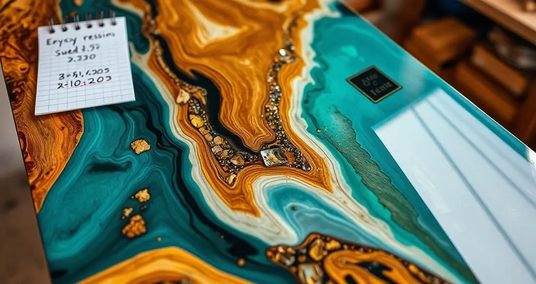 Como saber quantidade de resina epoxi para mesa