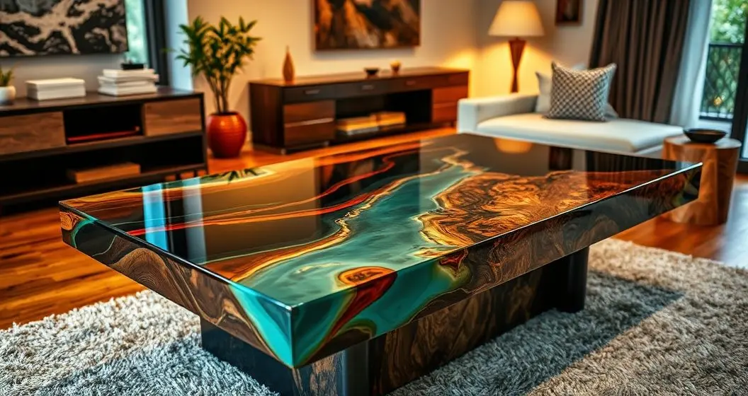 Como sao feitas as mesas de resina Como sao feitas as mesas de resina