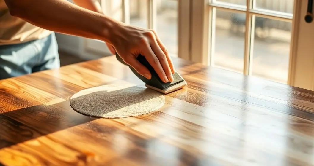 Como tirar arranhão de mesa resinada