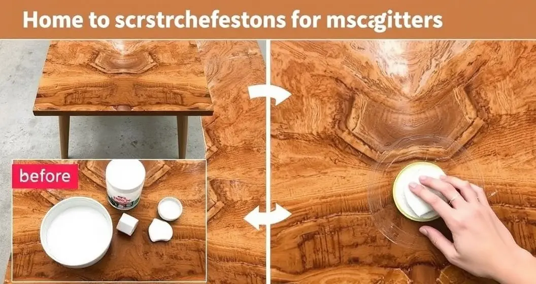 Como tirar arranhões de resina mesa de resina