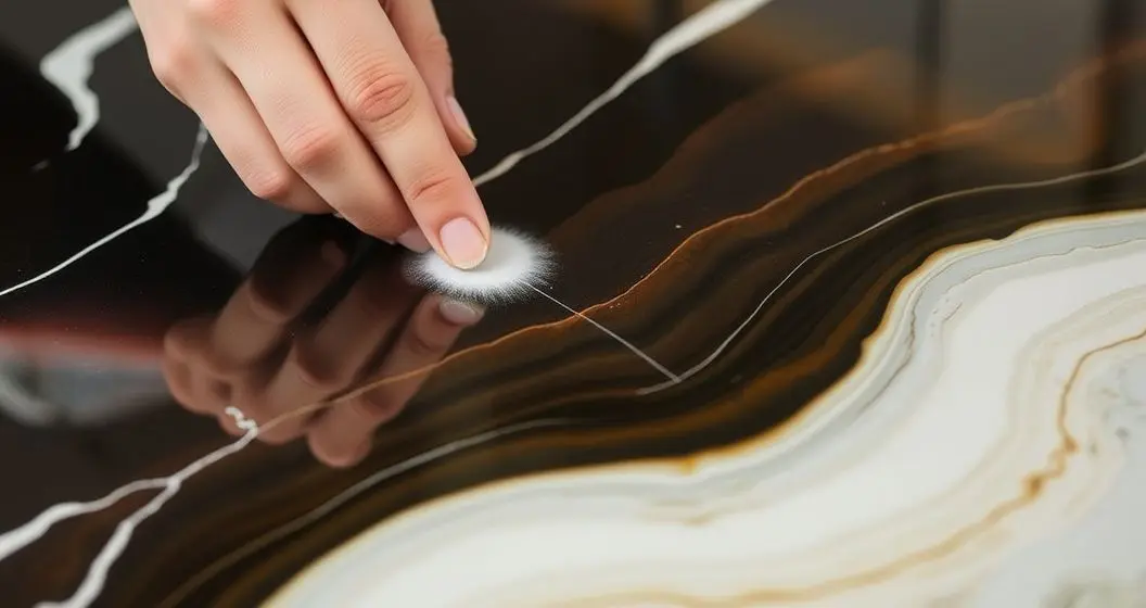 Como tirar arrannhao de mesa resinada