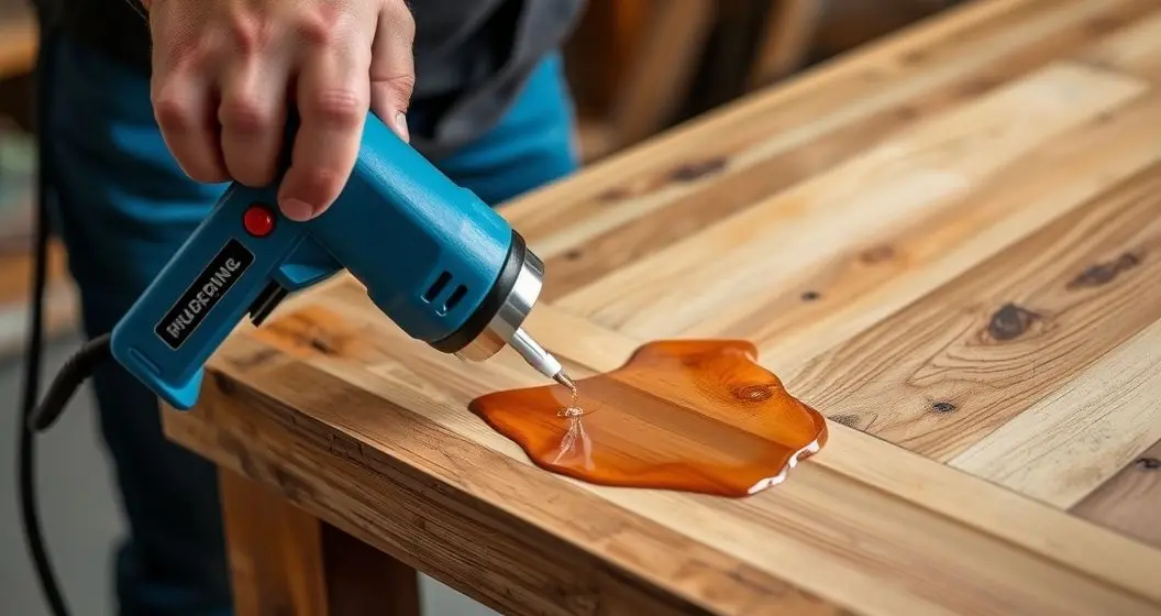 Como tirar resina de mesa de madeira