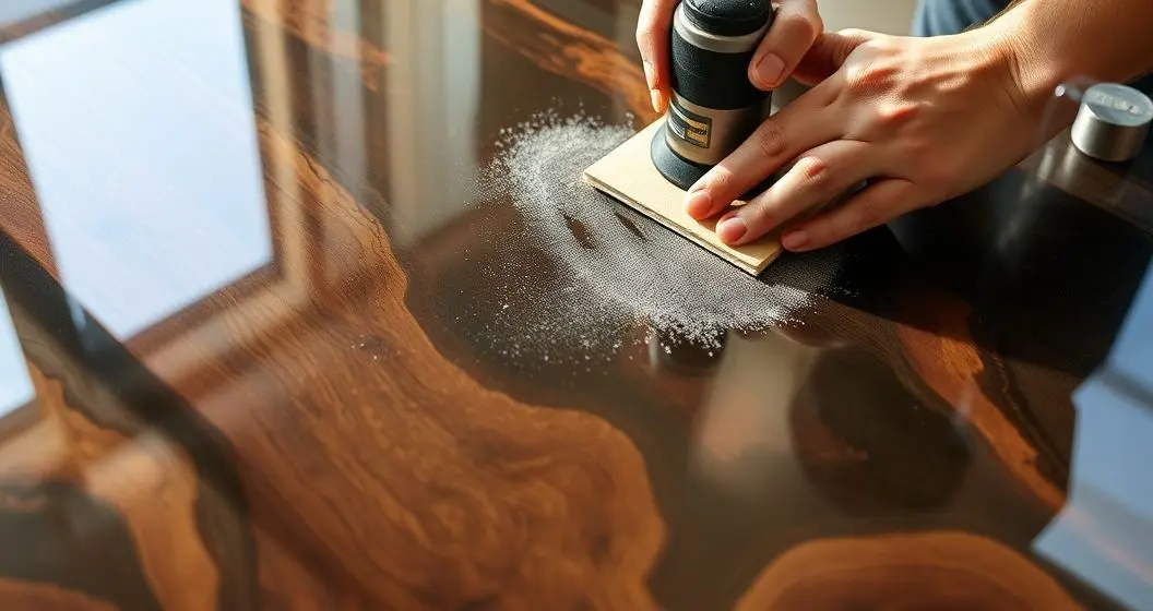 Como tirar risco de mesa de resina em casa