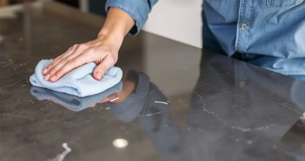 Como tirar riscos de mesa de resina