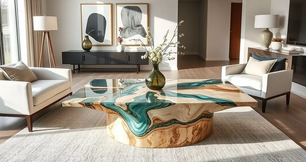 Como trabalhar tampo de mesa com resina