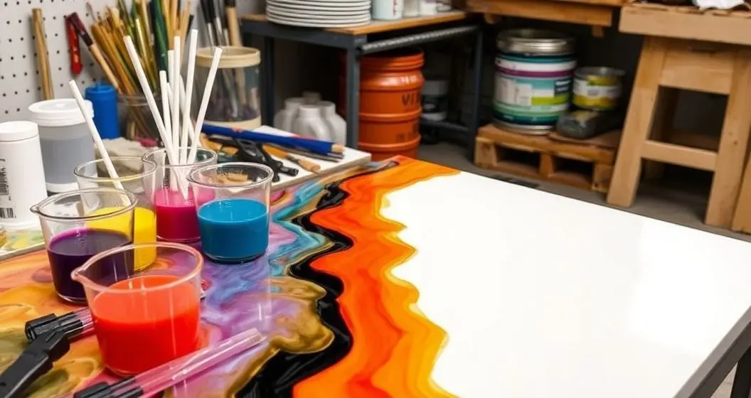 Como usar resina epóxi tampo de mesa