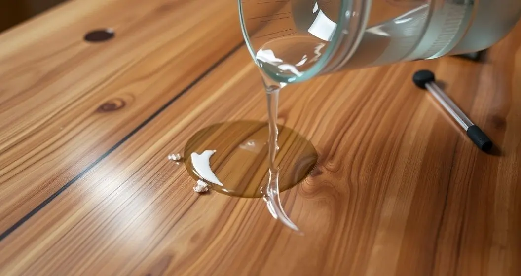 Como usar resina na madeira mesa de jantar