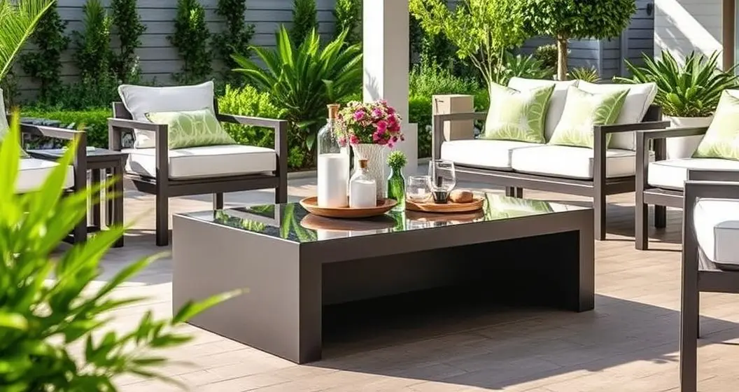 Comprar mesa de centro resina retangular