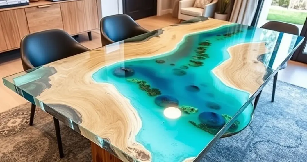 Comprar mesa de rio de resina