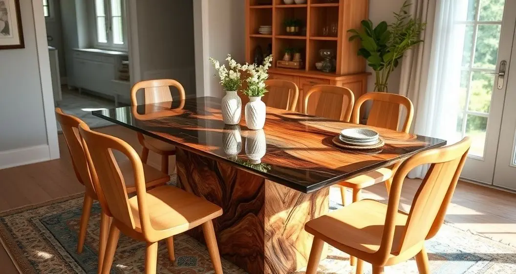 Comprar mesa resinada de jantar Comprar mesa resinada de jantar