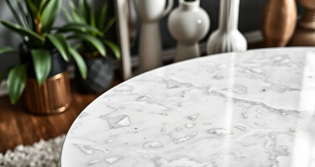 Confeccionar mesa de resina branca