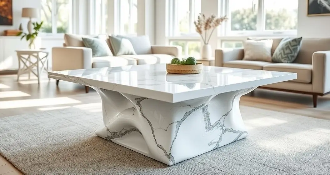 Confeccionar mesa de resina branca