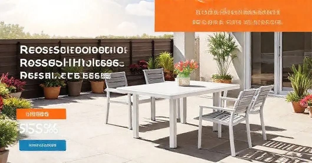 Conjunto de mesas resina em promoçao