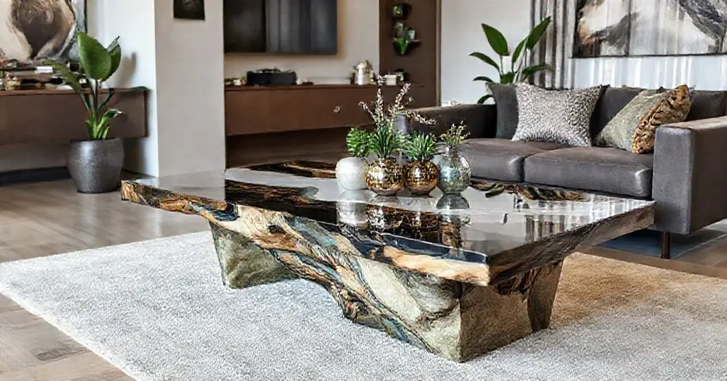 Curso de fabricação de mesa com resina