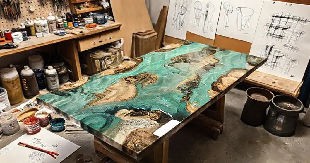 Curso de mesa com resina ebook