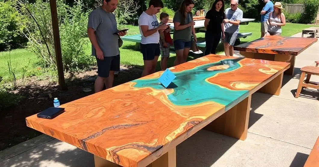 Curso de mesa de resina presencial