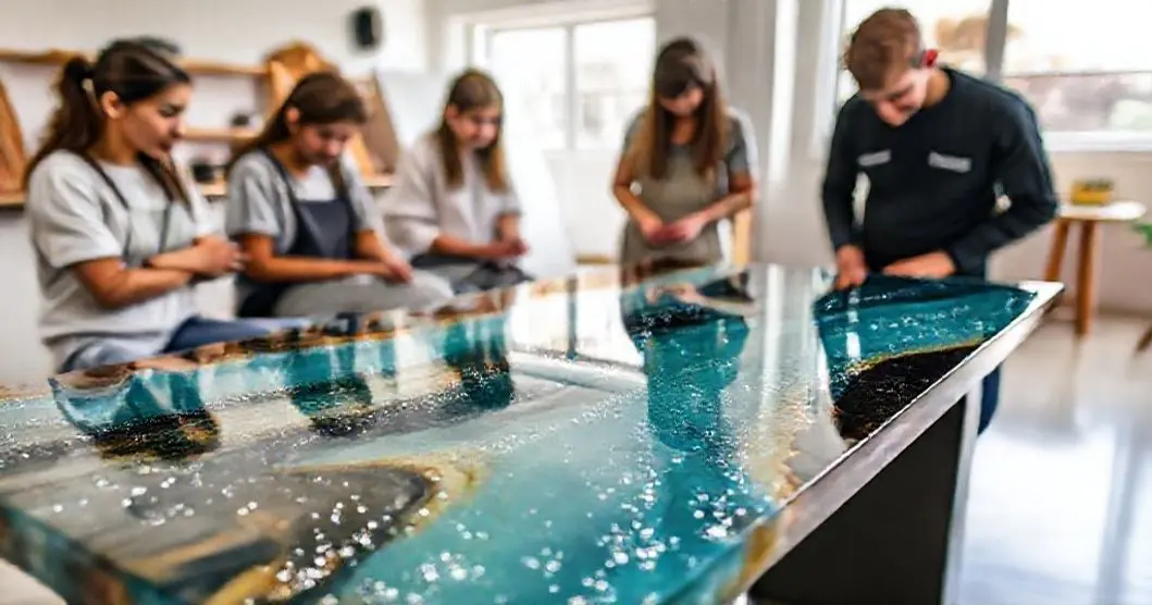 Curso de mesa resinada bh