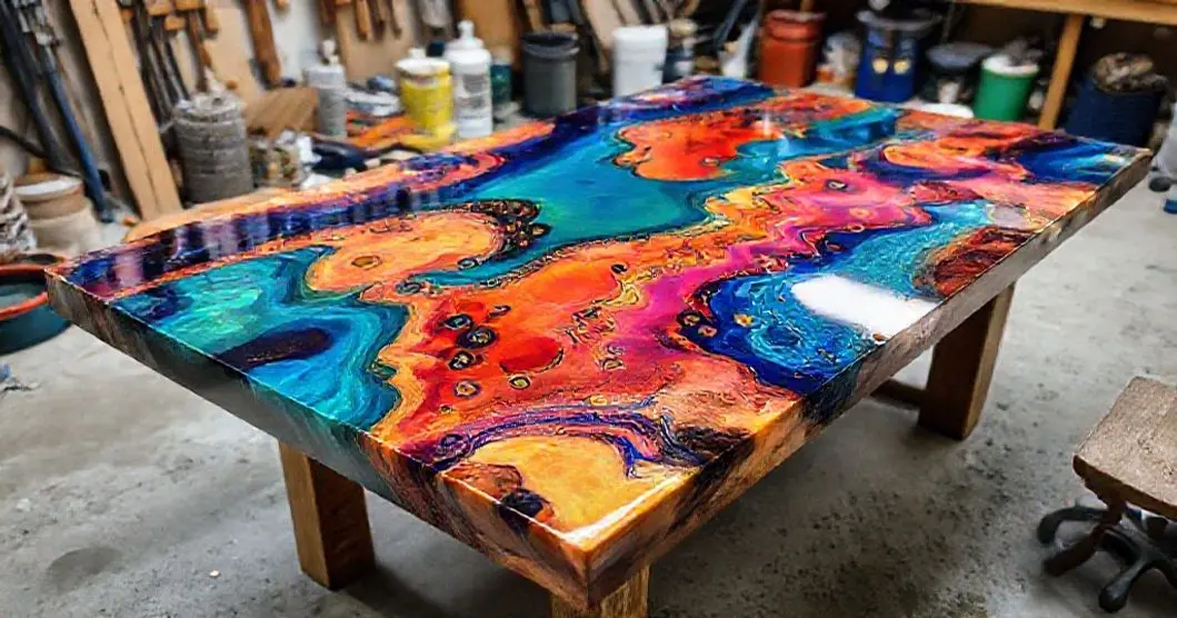 Curso de mesa resinada em video aula