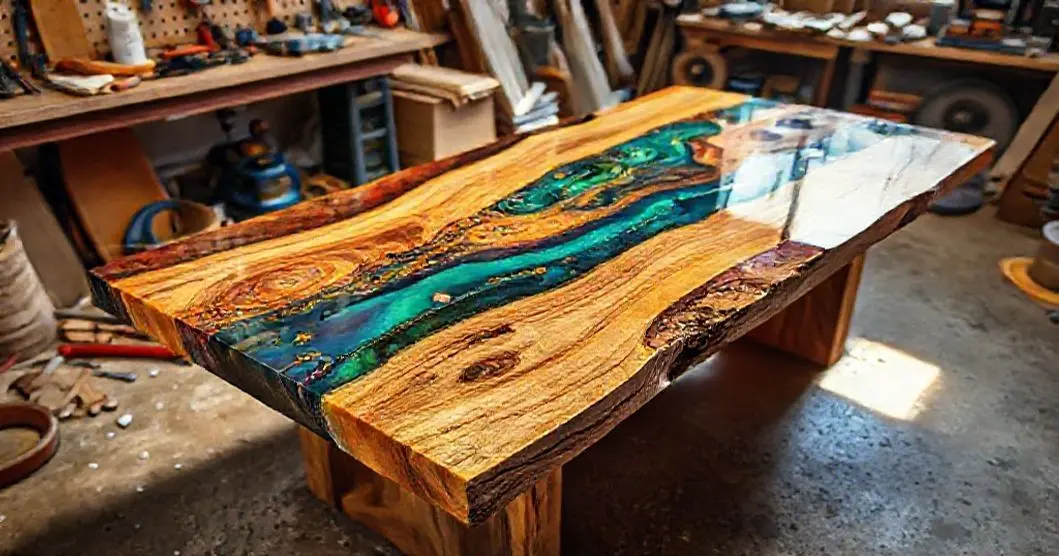 Curso de mesa resinada em video