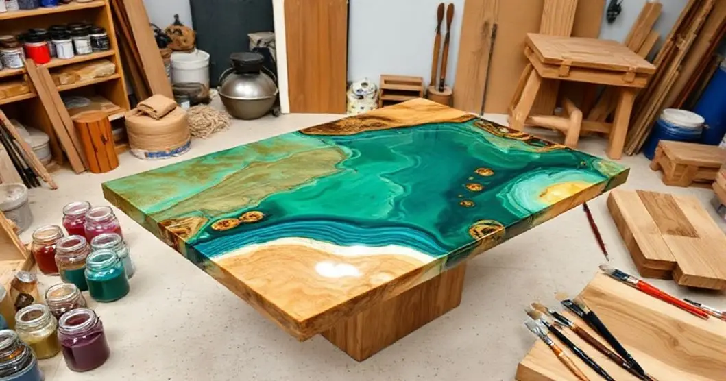 Curso de mesa resinada epoxitec hotsamart