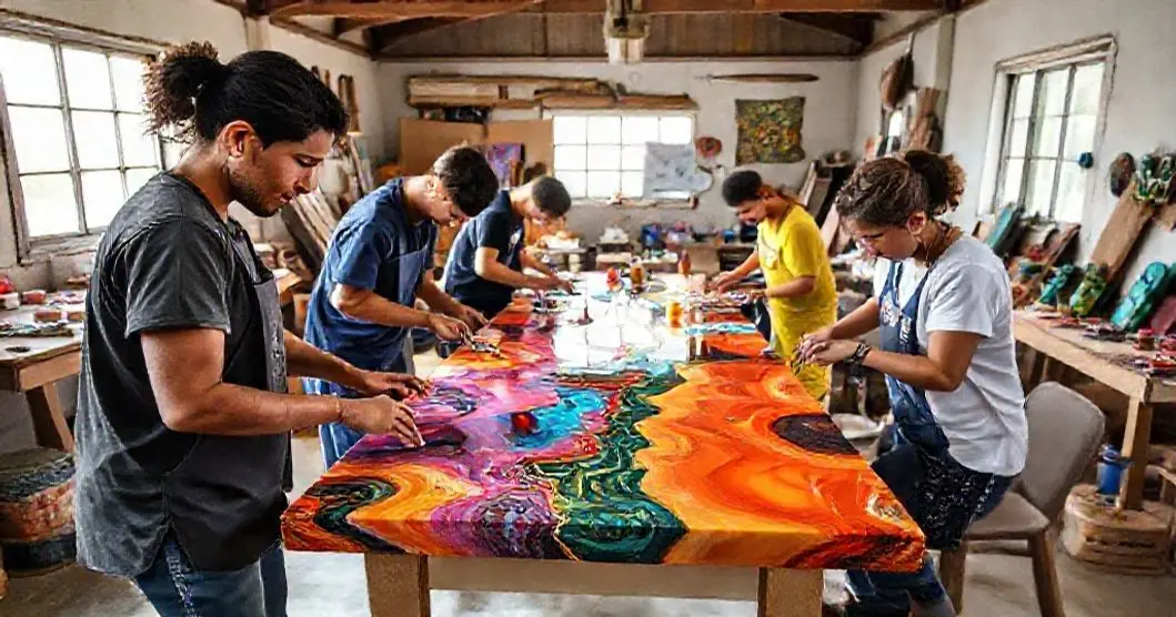 Curso de mesa resinada presencial em bh