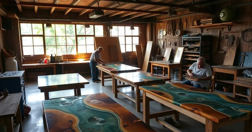 Curso de mesa resinada presencial rj