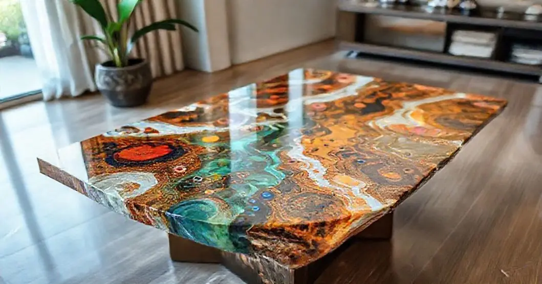 Curso de mesa resinadas e porcelanato liquido