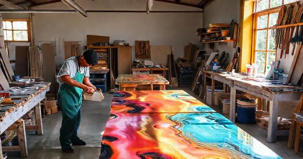 Curso de mesas de resina no rio grande do sul