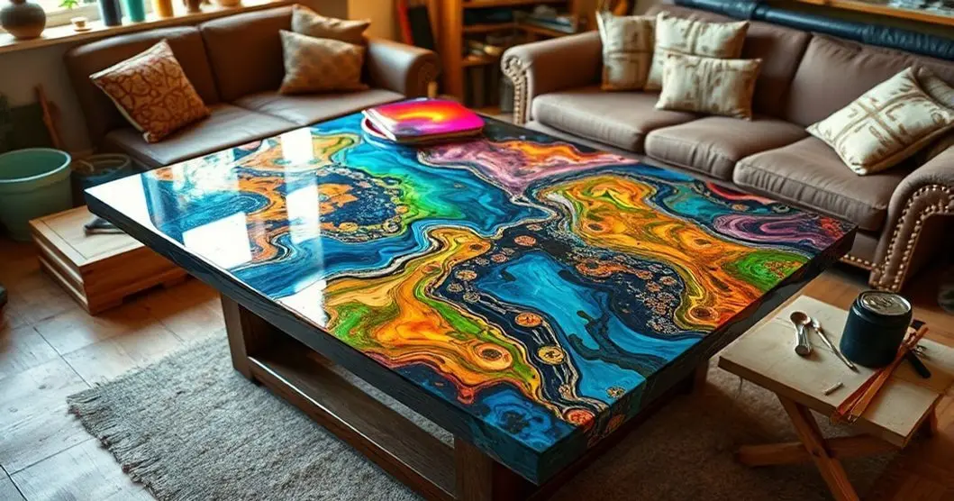 Curso de mesas resinadas mercado livre