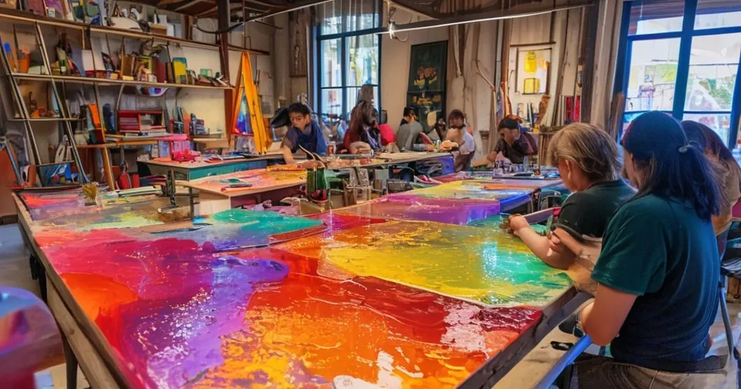 Curso de resina em mesa em goiania