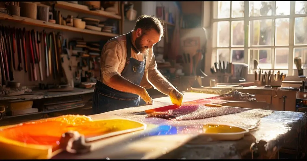 curso mesa de resina elo7