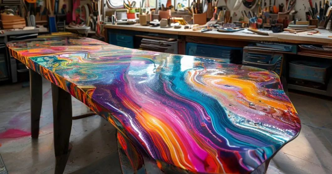 curso mesa de resina epoxi