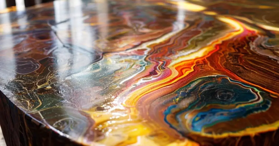 Curso para fazer tampo de mesa em resina