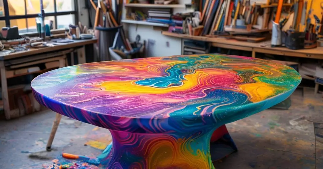 curso para mesas de resina