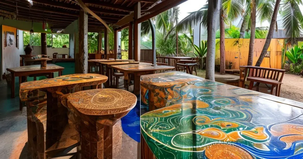 Curso pratico de mesa resinada em salvador bahia