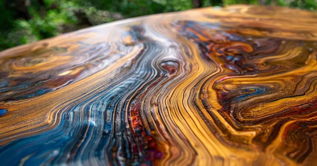 Custo de uma mesa de madeira com resina epox