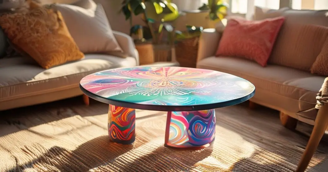 custo de uma mesa pequena em resina