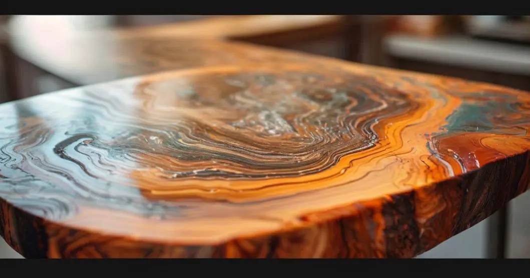 Custo para fazer uma mesa de resina e madeira