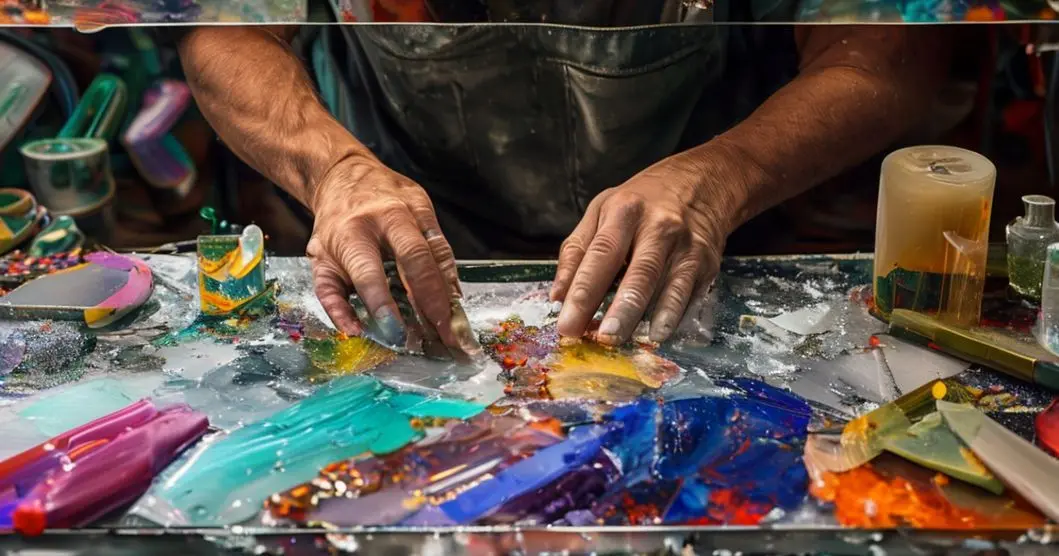 Da pra arrumar mesa de resina quando o vidro quebra