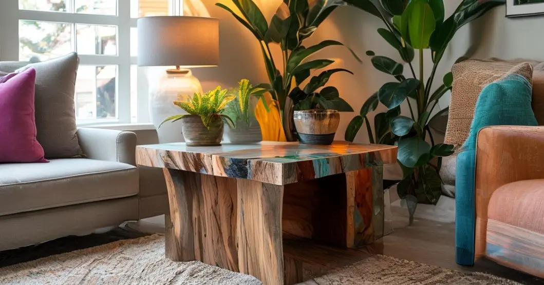 Da uma pesquisada em mesa de resina epóxi de concreto